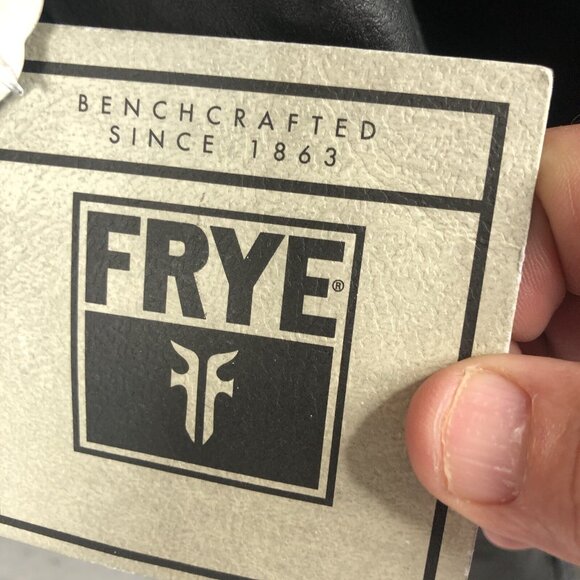 Frye Boots Womens 6.5 Black Western Harness Cowboy Ranch Rodeo NEW - Picture 3 of 16